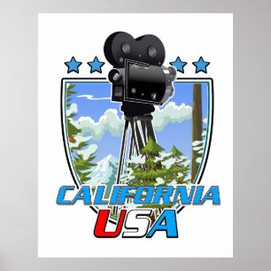 Poster Califórnia EUA