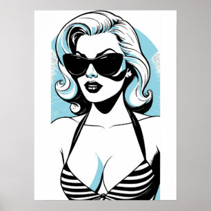 Poster California Girl