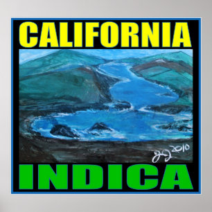POSTER CALIFORNIA INDICA
