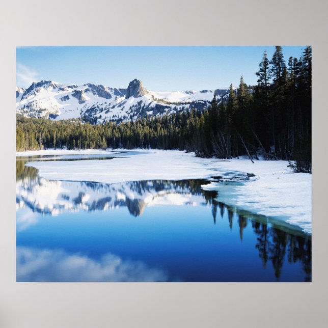 Póster Califórnia, Montanhas da Sierra Nevada 10 (Frente)