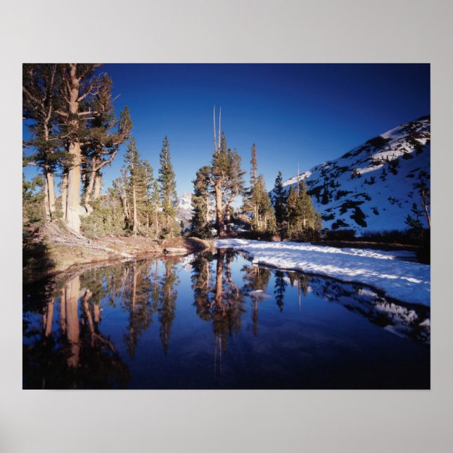 Póster Califórnia, Montanhas da Sierra Nevada 2 (Frente)