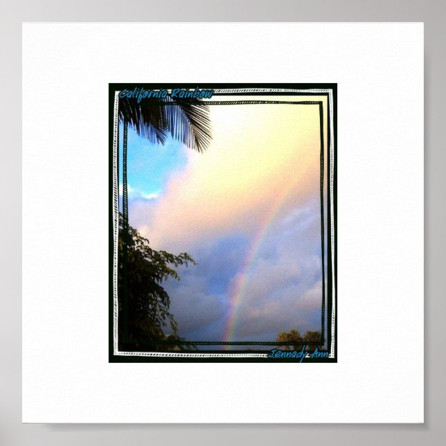 Póster California Rainbow (Frente)