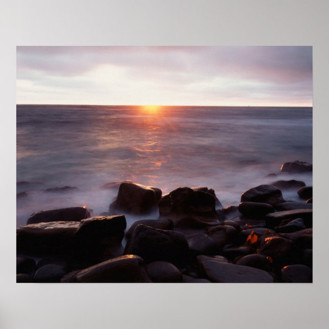 Poster Califórnia, San Diego, Sunset Cliffs, Sunset 2 (Frente)