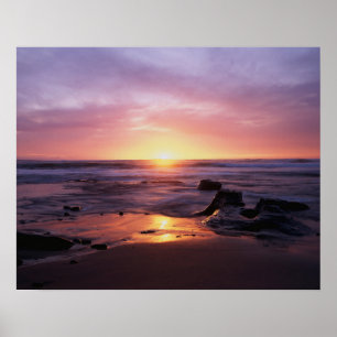 Póster Califórnia, San Diego, Sunset Cliffs, Sunset 4