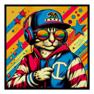 PÓSTER CALIFÓRNIA SPANGED CAT 4