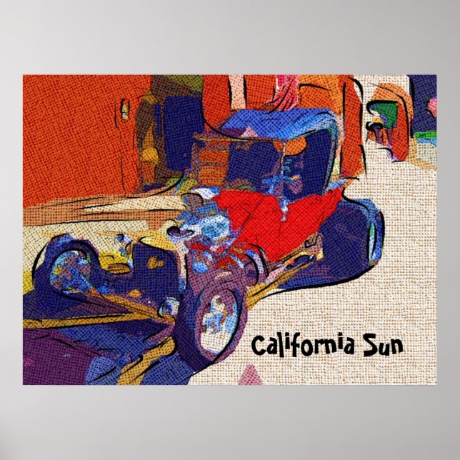 Póster California Sun (Frente)