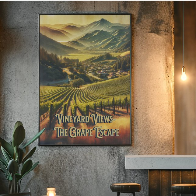 Poster California Vineyard (Criador carregado)