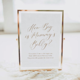 Poster Caligrafia simples como grande é o jogo de cintura