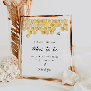 Poster CALLA Bee Endereço do envelope Sinal