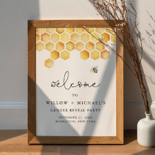 Poster CALLA Honey Bee Gender Revement Welcome