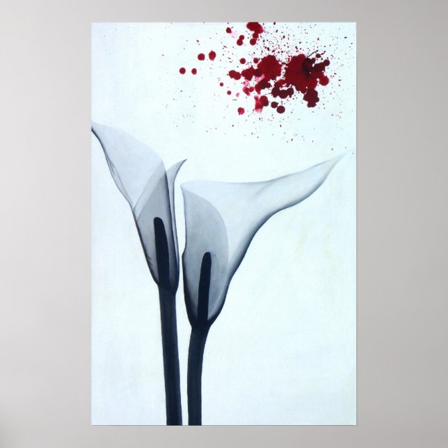 Póster Calla Lily X-ray (Frente)