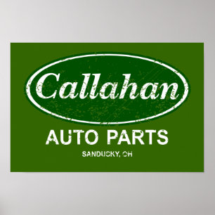 Póster Callahan Auto Parts Poster- $19.95