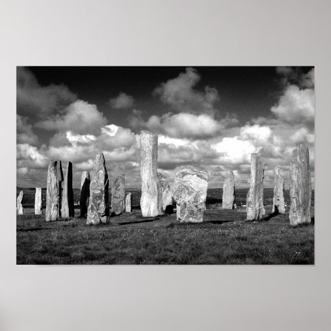Póster callanish-b&w (Frente)