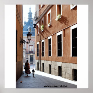 Póster Calle de EL Codo, Madrid