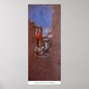 Póster Calle San Trovaso, Venic pelo assobiador
