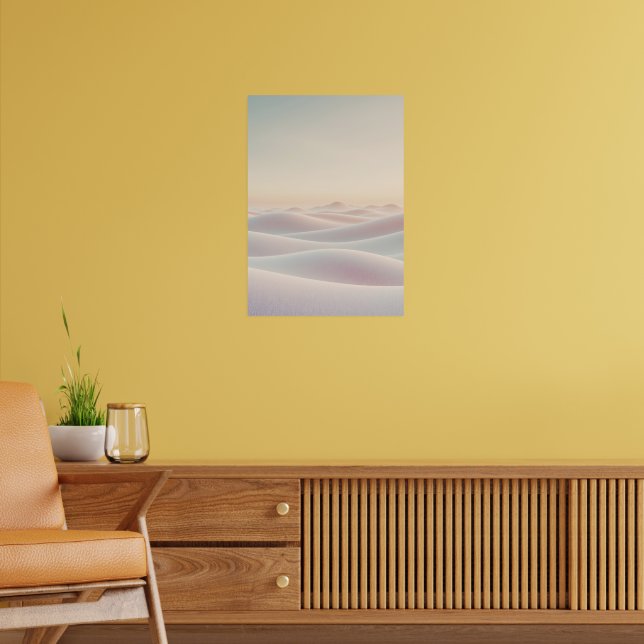 Poster Calm light background with sand dunes (Sala de Estar 2)