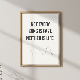 Poster Calm Motivational Quote