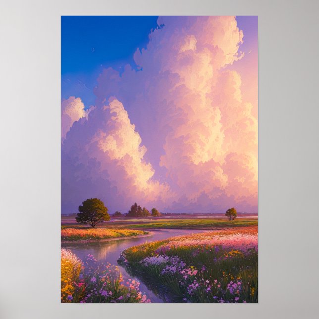 Poster Calm Waterside Beauty (Frente)