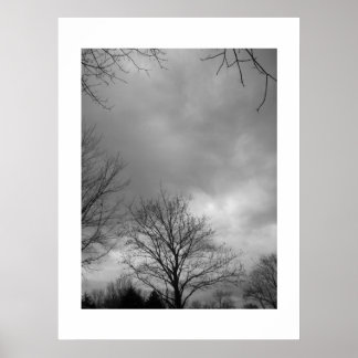 Póster Calma antes da Canvas de Tempestade