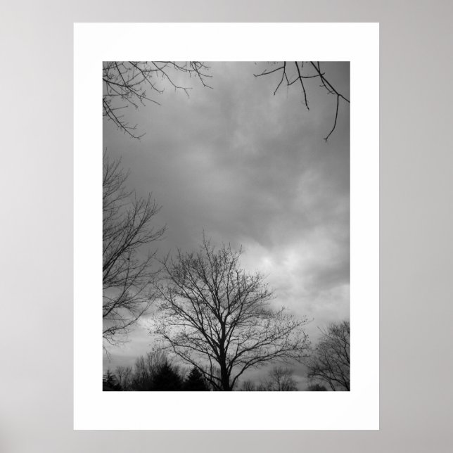 Póster Calma antes da Canvas de Tempestade (Frente)