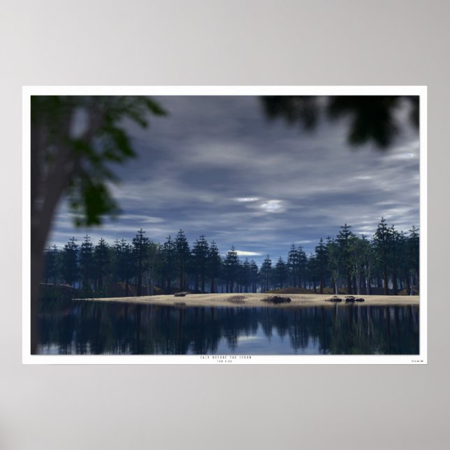 Poster Calma Antes Da Tempestade (Frente)