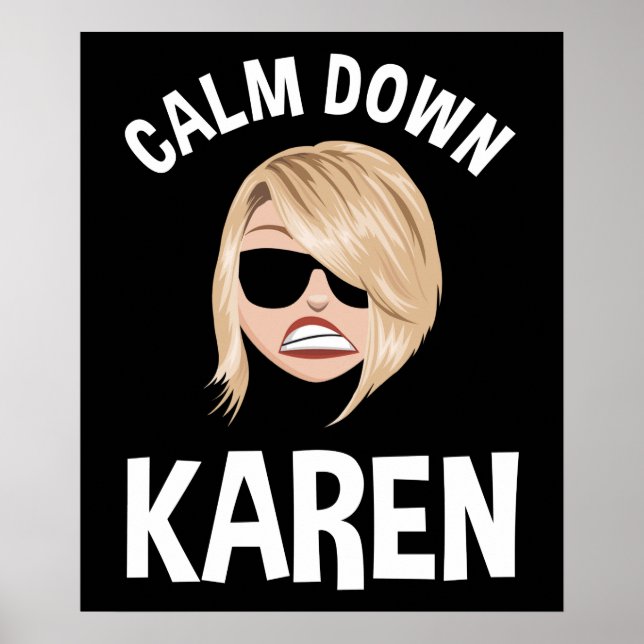 Poster Calma Karen (Frente)