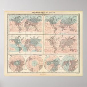 Póster Calor sobre o globo