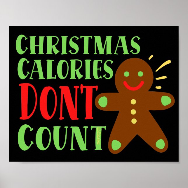 POSTER CALORIAS DE NATAL NÃO CONTAM (Frente)