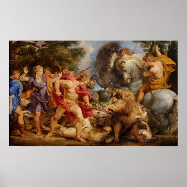 Poster Calydonian Boar Hunt (Frente)