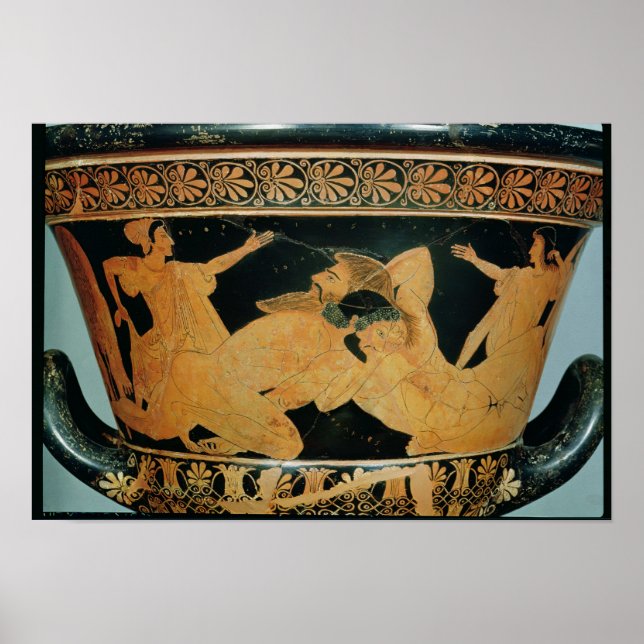 Póster Calyx-krater 2, de número vermelho-Ático (Frente)