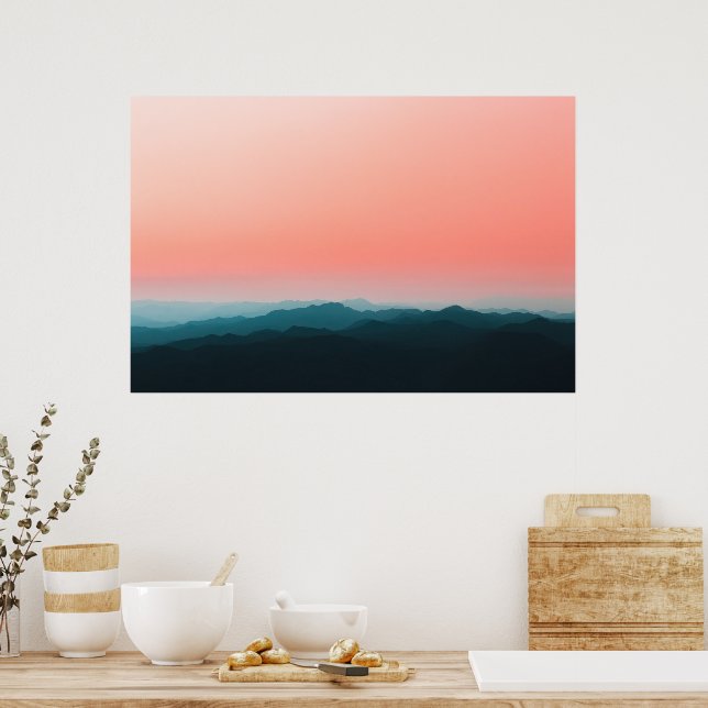 Poster Camadas de manhã cedo (Cozinha)