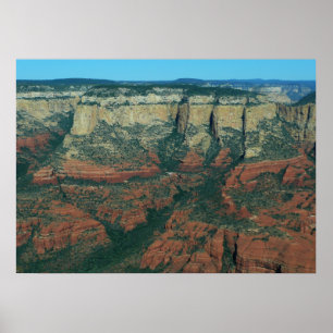 Poster Camadas de Rochas Vermelhas em Sedona Arizona