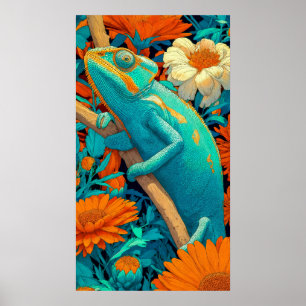 Poster Camaleão em Technicolor