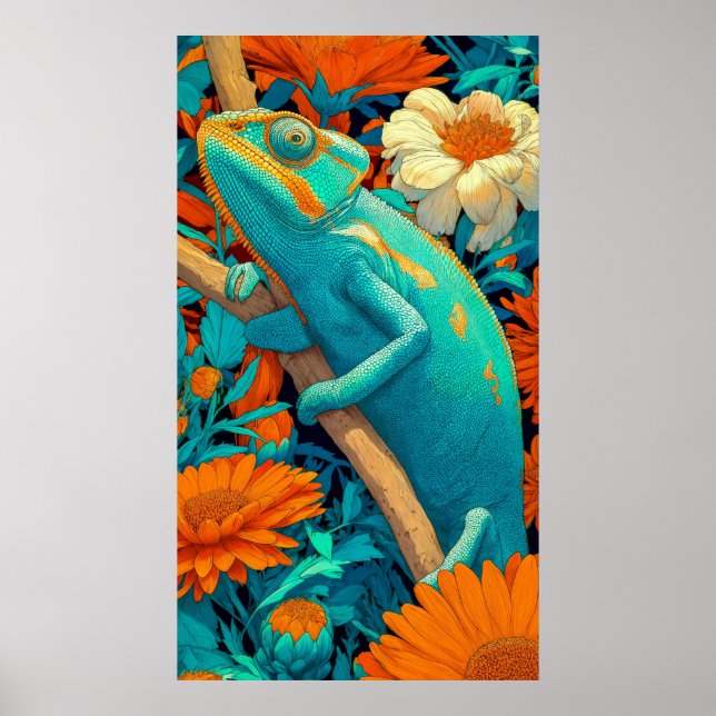 Poster Camaleão em Technicolor (Frente)