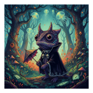 Póster Camaleão Místico