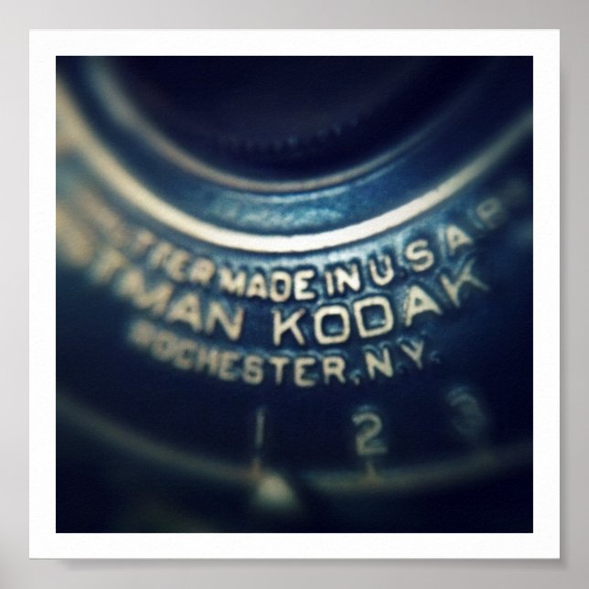 Póster Câmara de bolso do Kodak n.o 1 (Frente)