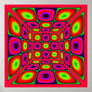 Póster Câmara de Cores Vibrantes