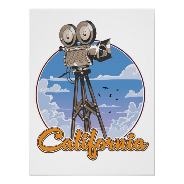 Póster Câmara de Filme da Califórnia (Frente)