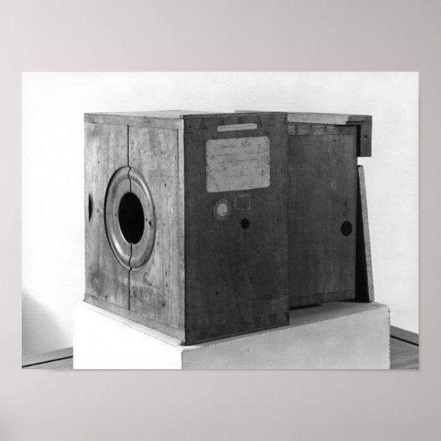 Póster Câmara de Joseph Nicephore Niepce, c.1816-22 (Frente)