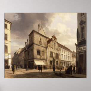 Póster Câmara municipal velha de Berlim, 1867