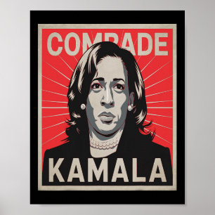 Poster Camarada Kamala Mostra Curiosa pérola de Visto pol