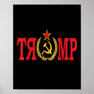 Poster Camarada Trump Russo Trump Impeach Trump