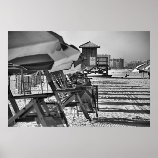 Póster Câmaras de praia Clearwater Fl (Frente)