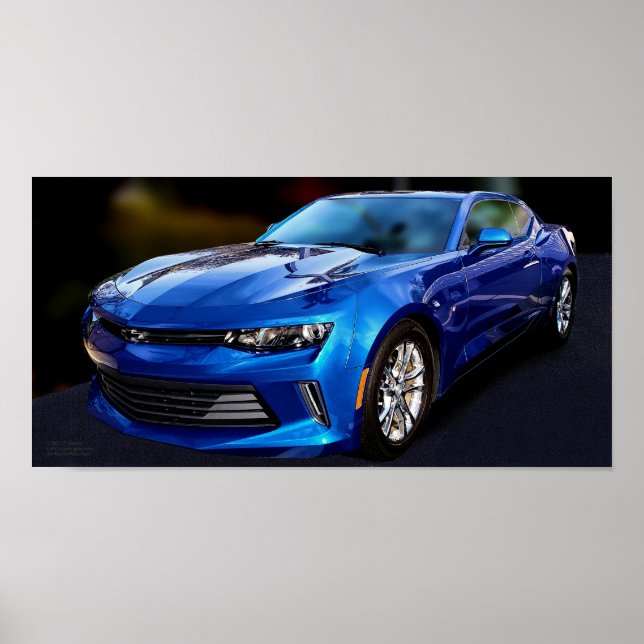 Poster Camaro (azul) (Frente)