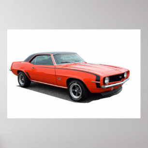 Poster Camaro SS 1969