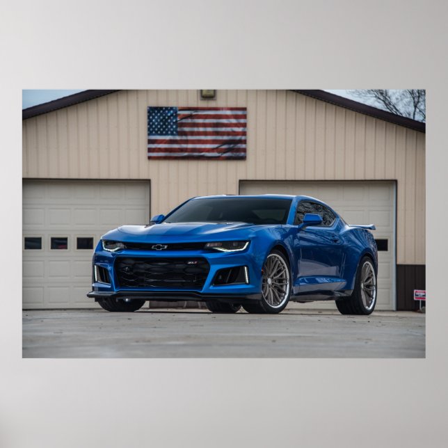 Poster Camaro ZL1 (Frente)