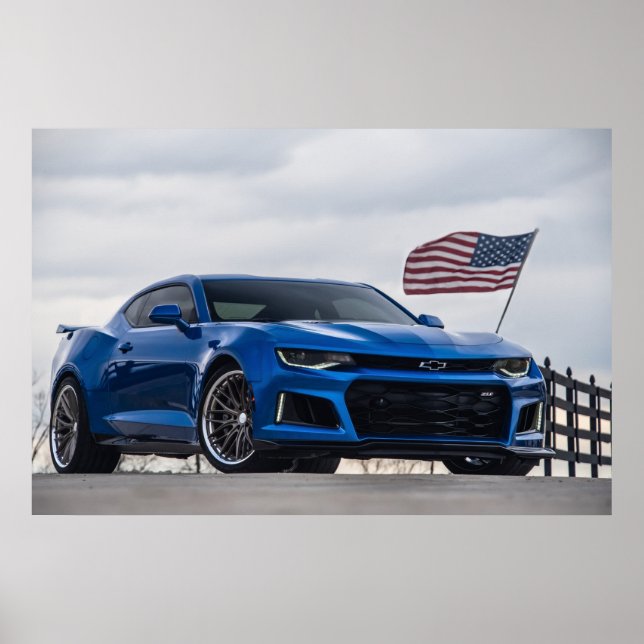 Poster Camaro ZL1 (Frente)