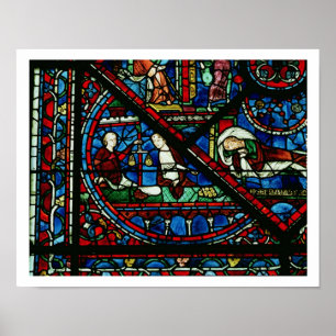 Póster Cambiadores de dinheiro no templo, detalhe de uma