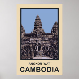 Poster Cambodia Angkor Wat