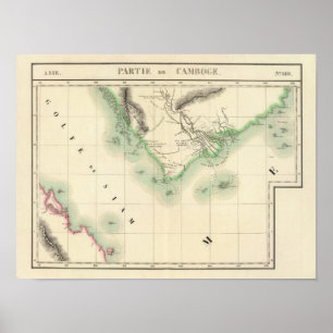 Póster Cambodia, Ásia 110